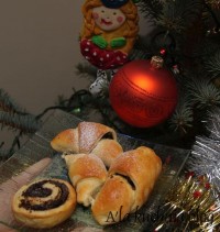 rogaliki drożdżowe mak świąteczne ciastka