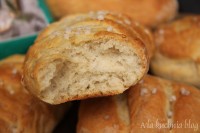 bagietka rozmaryn sól pieczywo