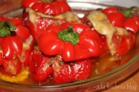 faszerowana papryka mięso mielone warzywa zapiekane