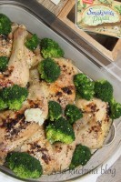 kurczak pieczony brokuły smakowita pajda sezam smalczyk smalec roślinny