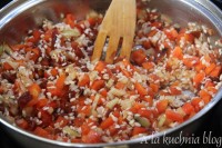 rissotto rosso czerwone arborio ryż papryka rodicchio łatwe