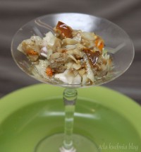 śledź oliwa olej cebulka marynowane grzybki